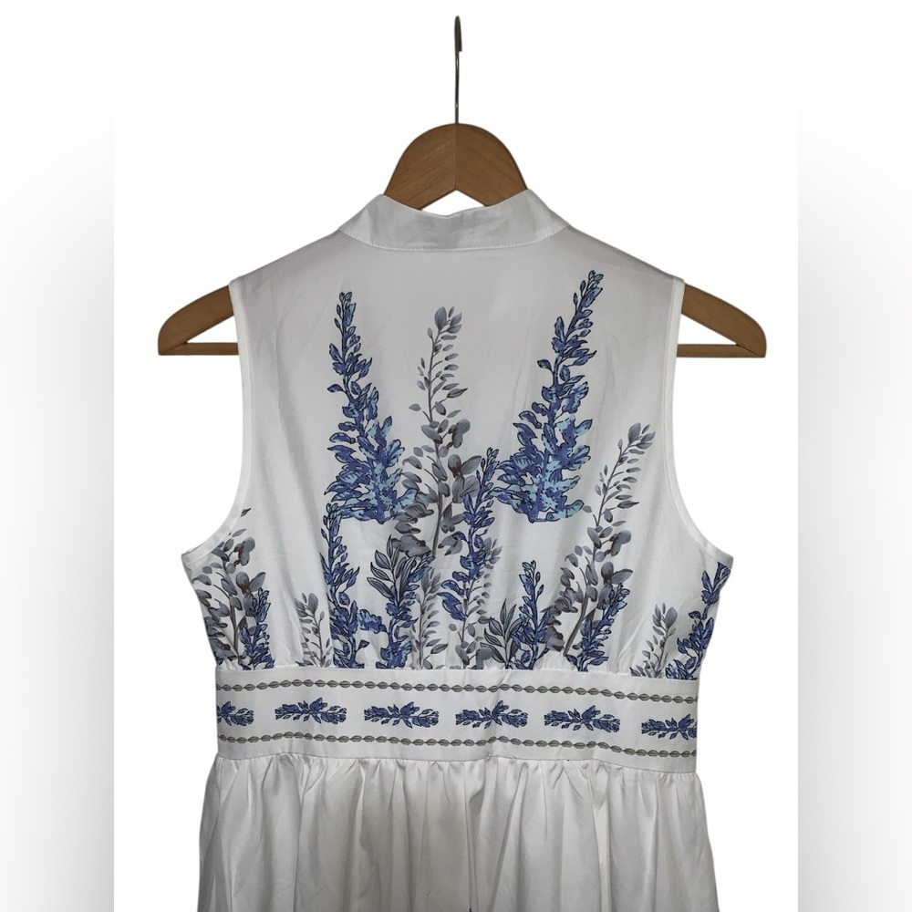 SHIEN VCAY Plant Print Sleeveless Dress Size M - Picture 9 of 12